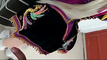 Bailarina japonesa descubre mi polla monstruosa
