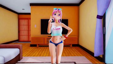 Izumi se quita la ropa y me deja follarla como una perra en peligro