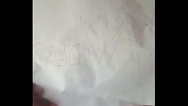 Verificación caliente con mi polla en su boca